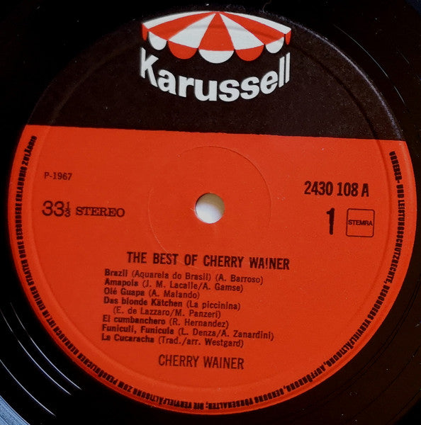 Cherry Wainer : The Best Of Cherry Wainer (LP, Album, RE)