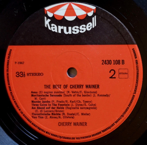 Cherry Wainer : The Best Of Cherry Wainer (LP, Album, RE)