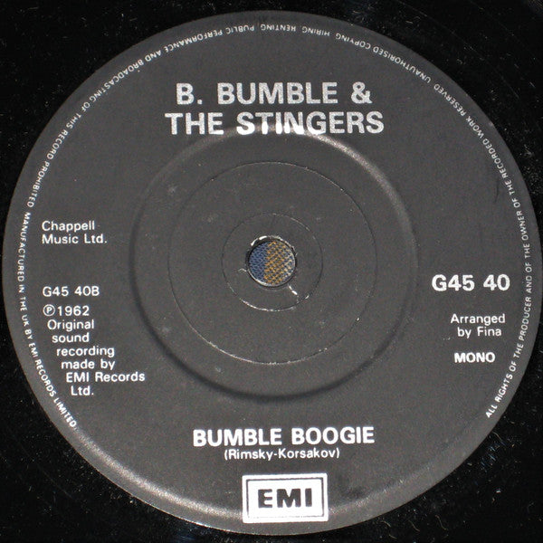 B. Bumble & The Stingers : Nut Rocker / Bumble Boogie (7", Single, Mono, RE)