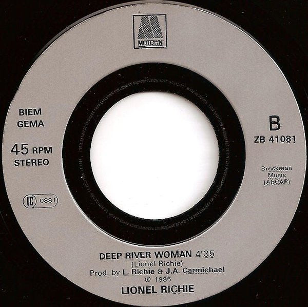 Lionel Richie : Ballerina Girl (7", Single)