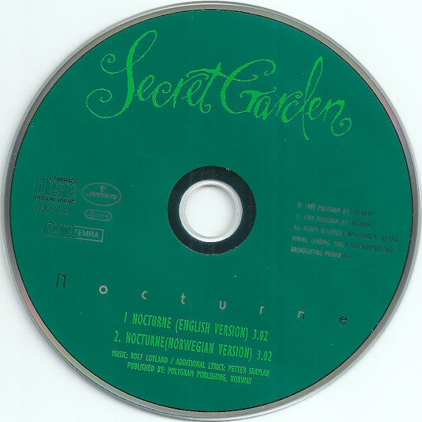 Secret Garden : Nocturne (CD, Single)