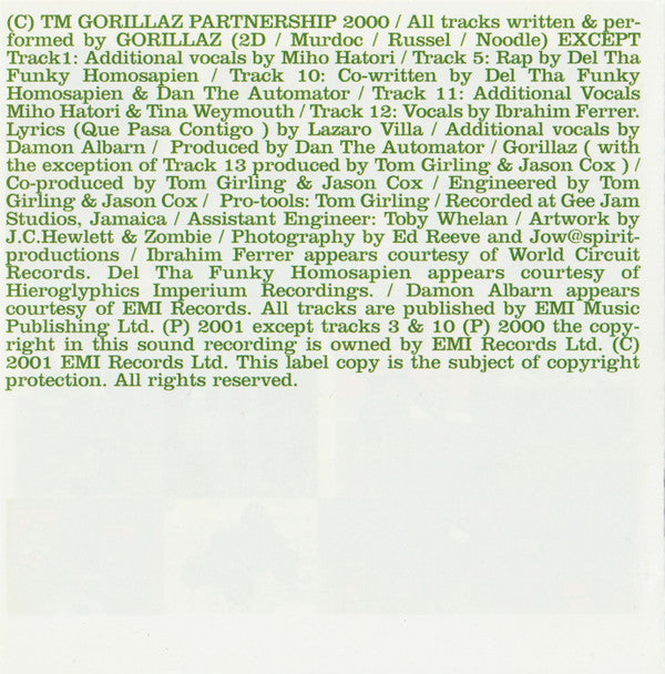 Gorillaz : Gorillaz (CD, Album)