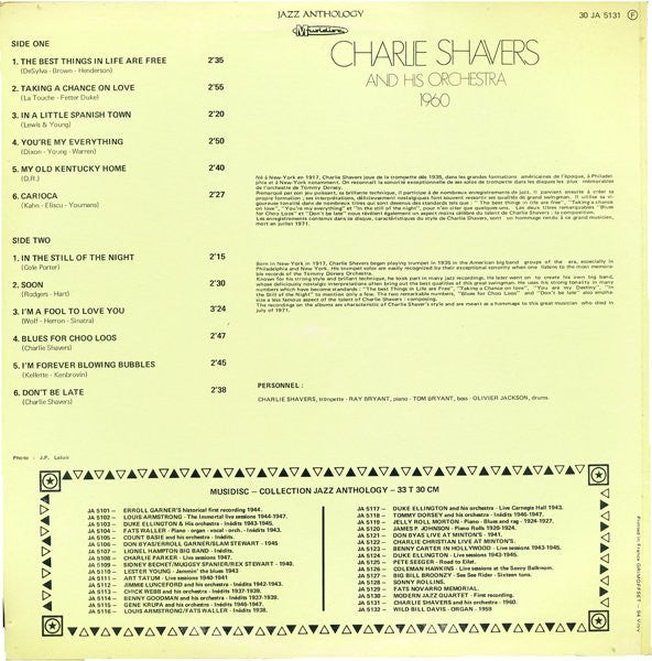 Charlie Shavers And His Orchestra : 1960 (LP, RE)