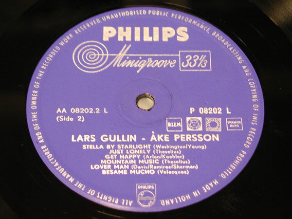 Lars Gullin, Åke Persson : Lars Gullin - Åke Persson (LP, Mono)
