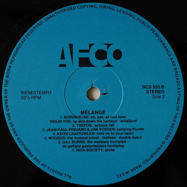 Various : Mélange (LP, Comp)