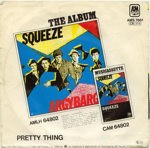 Squeeze (2) : Another Nail In My Heart (7", Single)