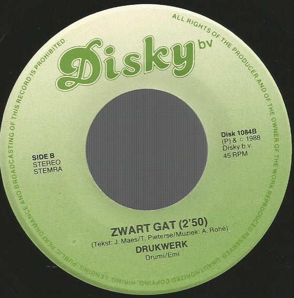 Drukwerk : Hallo Den Haag! (7", Single)