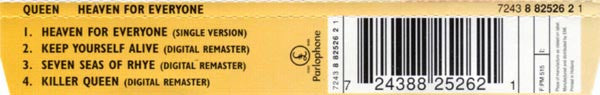 Queen : Heaven For Everyone (CD, Maxi, RM)