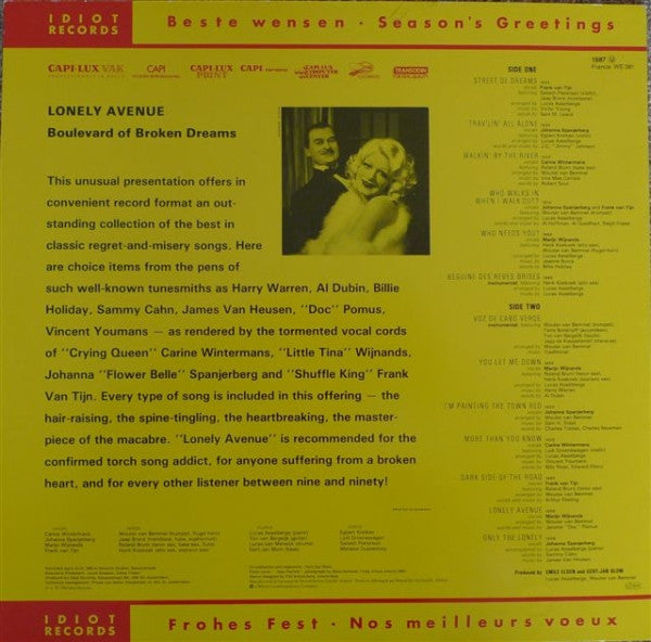 The Boulevard Of Broken Dreams Orchestra : Lonely Avenue (LP)