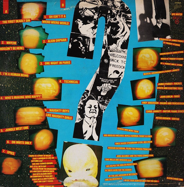 Jimmy Pursey : Alien Orphan (LP, Album)