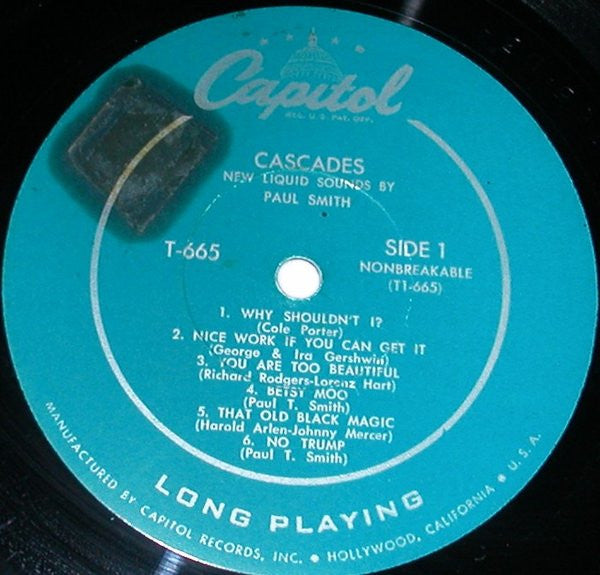 Paul Smith (5) : Cascades (New Liquid Sounds By Smith) (LP)