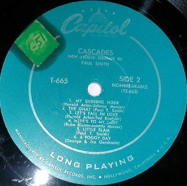Paul Smith (5) : Cascades (New Liquid Sounds By Smith) (LP)