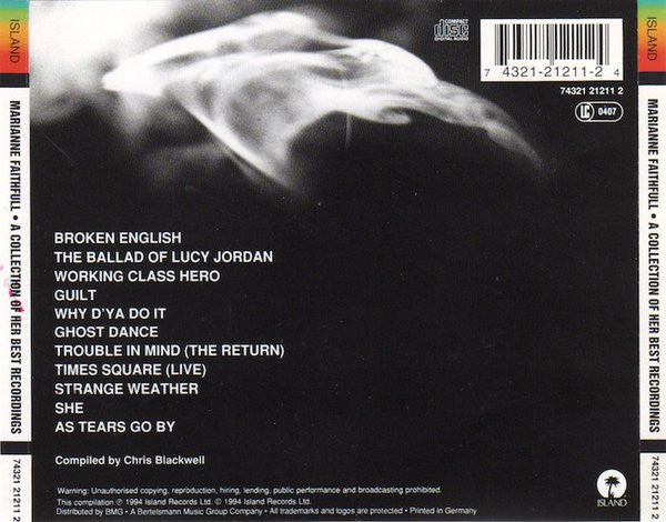 Marianne Faithfull : Faithfull - A Collection Of Her Best Recordings (CD, Comp)