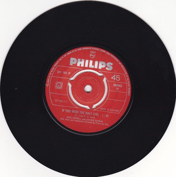 Esther Ofarim And Rudi Carrell : De Rudi (Robinson) Carrell (Crusoë) Show (7", Single, Mono)