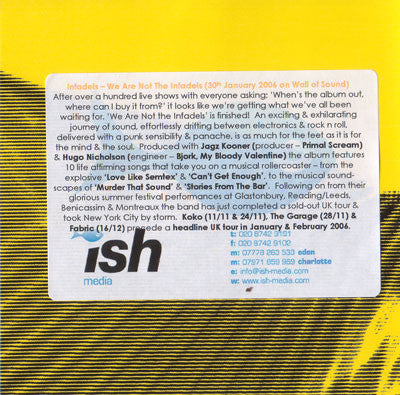 Infadels : We Are Not The Infadels (CD, Album, Promo, Bla)