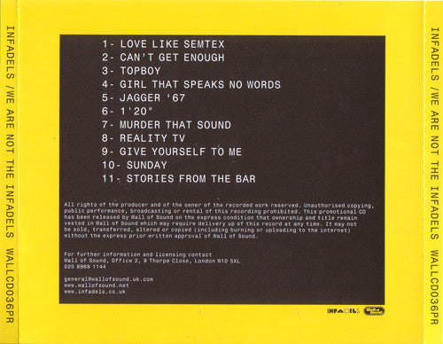 Infadels : We Are Not The Infadels (CD, Album, Promo, Bla)