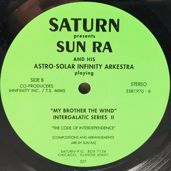 The Sun Ra Arkestra : My Brother The Wind (LP, Album, RE)