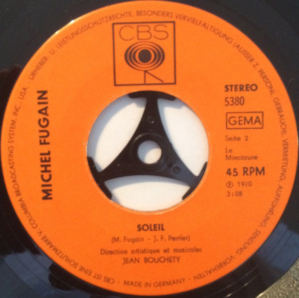 Michel Fugain : On Laisse Tous Un Jour / Soleil (7", Single)