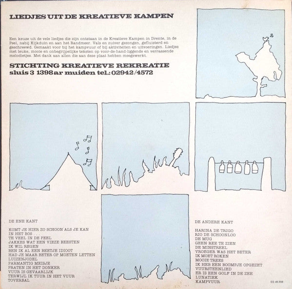 Unknown Artist : Liedjes Uit De Kreatieve Kampen (LP, Album)
