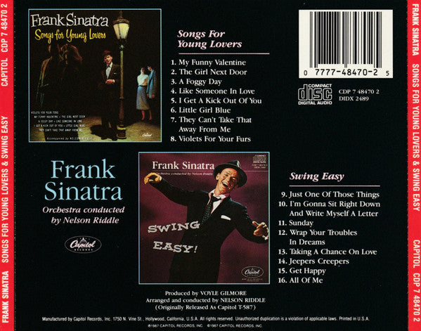 Frank Sinatra : Songs For Young Lovers & Swing Easy (CD, Comp)