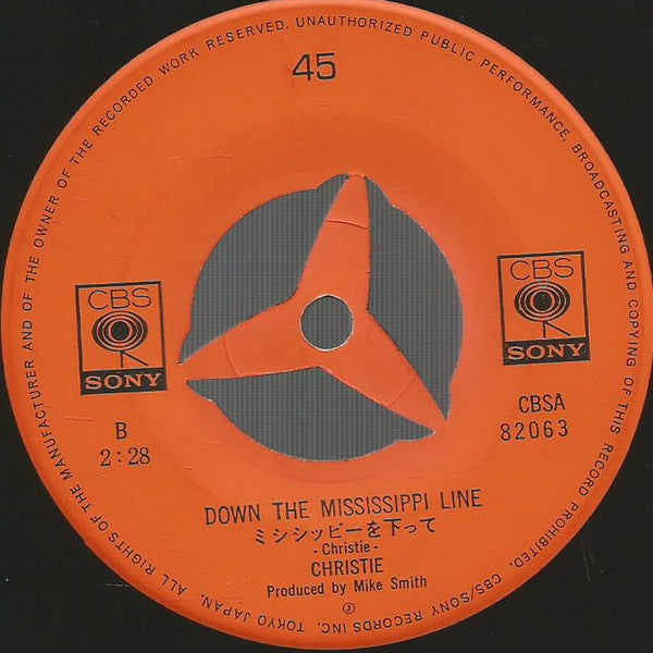 Christie : Yellow River (7", Single)