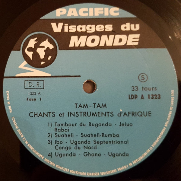 Hans Leuenberger : Tam-Tam, Chants Et Instruments d'Afrique (10", Mono)