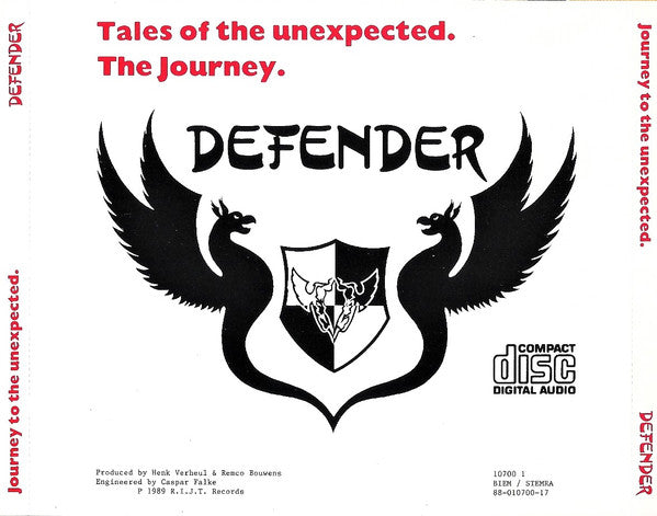 Defender (9) : Journey To The Unexpected (CD, Mini, Single)
