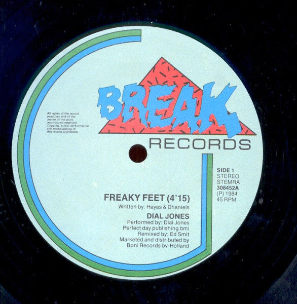 Dial Jones : Freaky Feet (12")