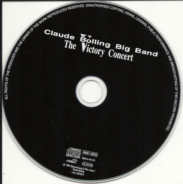 Claude Bolling Big Band : The Victory Concert (CD, Album, dig)