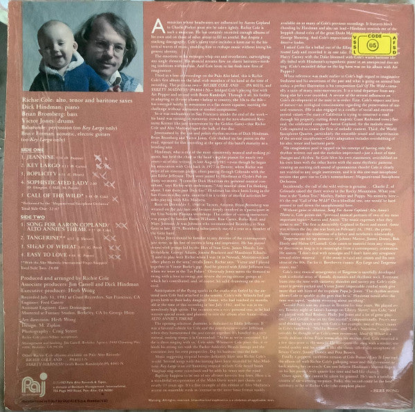 Richie Cole : Alto Annie's Theme (LP, Album)