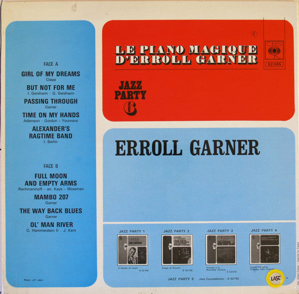 Erroll Garner Trio : Le Piano Magique D'Erroll Garner (LP)