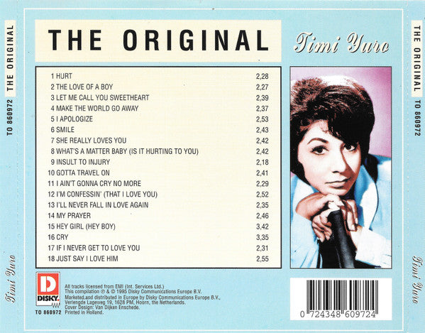 Timi Yuro : The Original (CD, Comp)