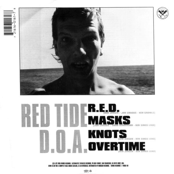Red Tide (2) / D.O.A. (2) : Ken Jensen Memorial Single (7", EP)