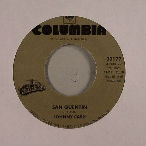 Johnny Cash : A Boy Named Sue / San Quentin (7", RE)