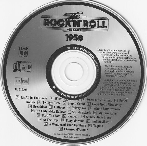 Various : 1958 (CD, Comp, RE, RM)