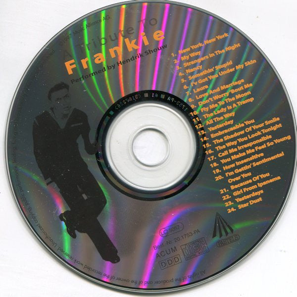 Henrik Schouw : A Tribute To Frankie (CD, Album)