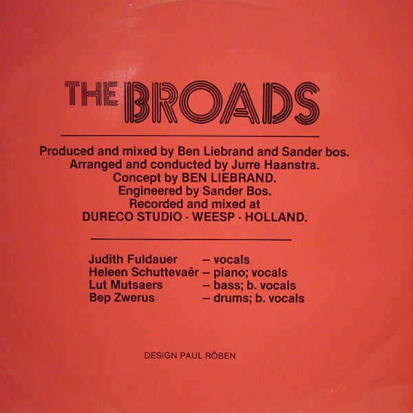 The Broads : Sing - Sing - Sing (Ballroom Big Band Version & Mega Be-Bop-Mix) (12")