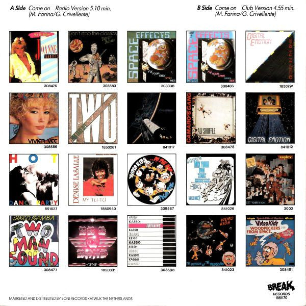 Alan Barry : Come On (12")