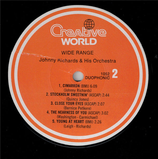 Johnny Richards And His Orchestra : Wide Range (LP, Album, RE, Duo)