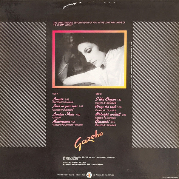 Gazebo : Gazebo (LP, Album)