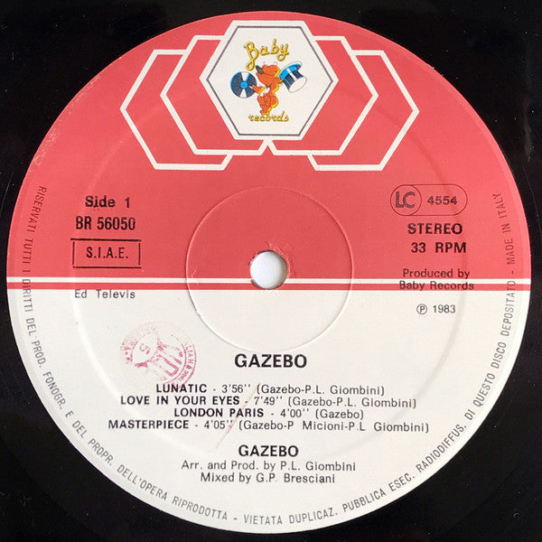 Gazebo : Gazebo (LP, Album)