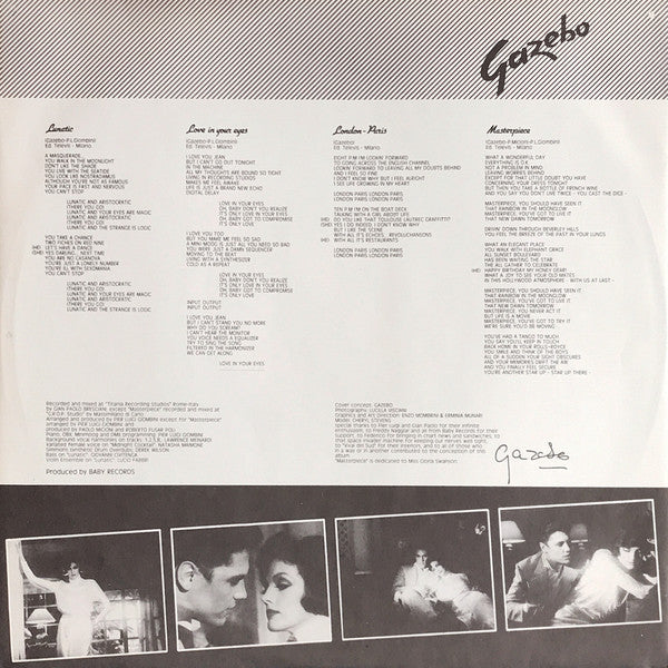 Gazebo : Gazebo (LP, Album)