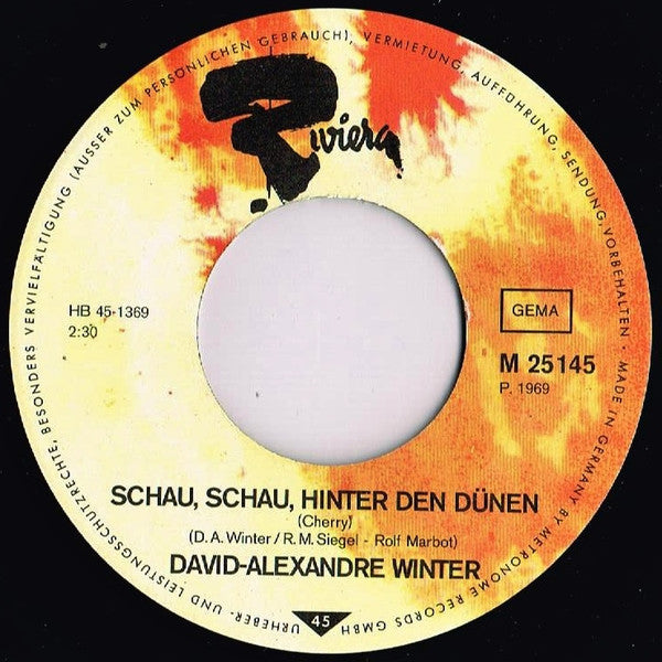 David Alexandre Winter : Oh Lady Mary (7", Single)