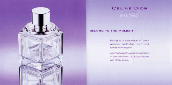 Céline Dion : Belong : Belong To The Moment (CD, Smplr)
