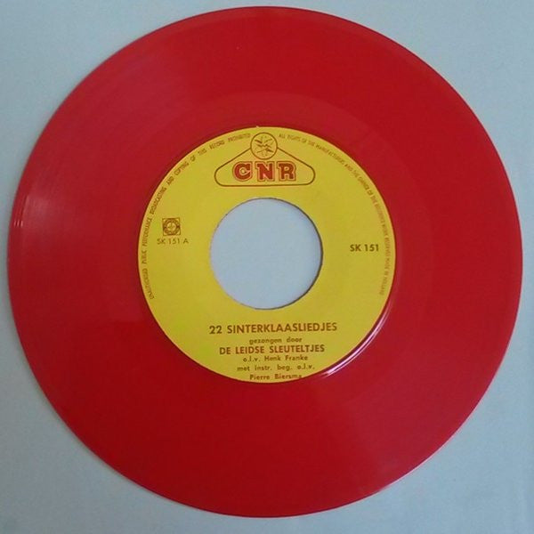 De Leidse Sleuteltjes o.l.v. Henk Franke : 22 Sinterklaas Liedjes (7", Single)