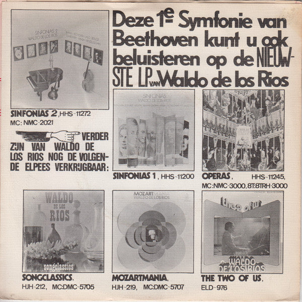 Waldo De Los Rios : Beethoven Symfonie No 1. (7", Single)