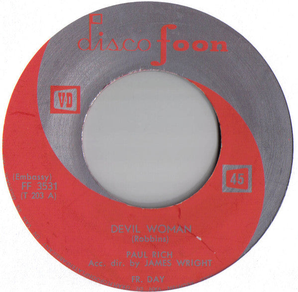 Paul Rich / Bud Ashton : Devil Woman / (Dance With The) Guitar Man (7", Single)