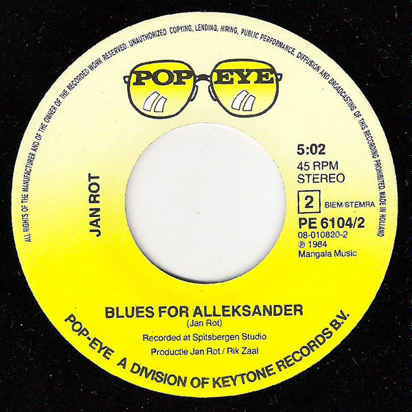 Jan Rot : Tenderness (7", Single)