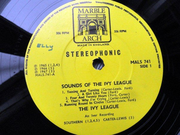 The Ivy League : Sounds Of The Ivy League (LP, Comp)