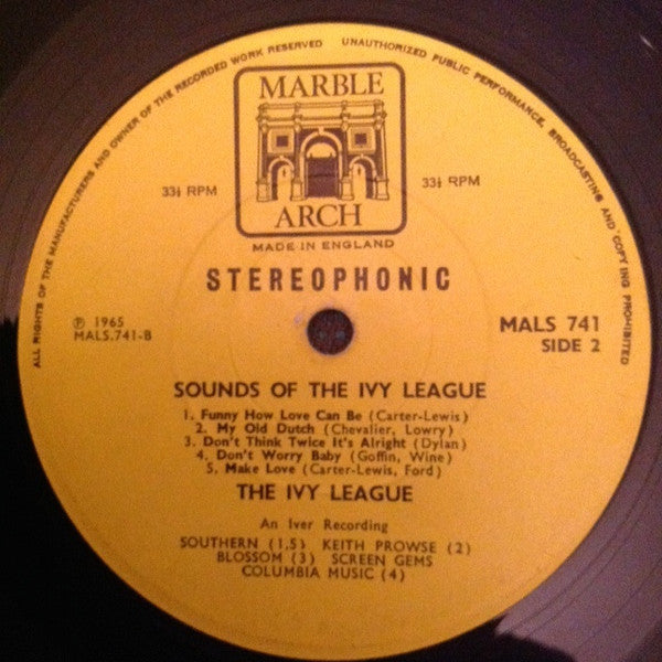 The Ivy League : Sounds Of The Ivy League (LP, Comp)